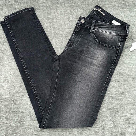 Mavi Adriana Jeans, Bleu Foncé, 24W X 28L Femme